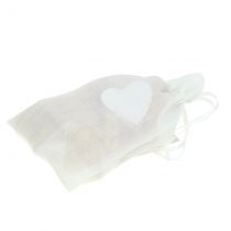 Product Wooden heart in bag 2cm - 4cm 24 pcs