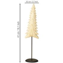 Product Wooden Christmas Tree Centrepiece Wood Natural H41cm