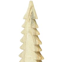 Product Wooden Christmas tree Christmas decoration Paulownia natural H54cm