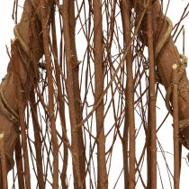 Wooden fir tree decoration wood decoration natural branches vines 25x10x50cm