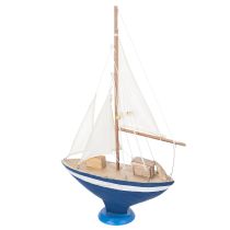 Product Sailboat decoration for unique character and maritime charm in the home 54cm