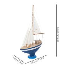 Product Sailboat decoration for unique character and maritime charm in the home 54cm