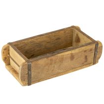 Product Wooden decoration vintage brick shape brown, rust 31×14.5cm H9cm