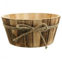 Product Wooden deco bowl natural wood Rustic deco Ø22cm H10cm