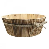 Product Wooden deco bowl natural wood Rustic decoration Ø28cm H10cm