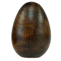Product Wooden eggs brown mango wood Easter eggs made of wood H9.5–10cm 2pcs