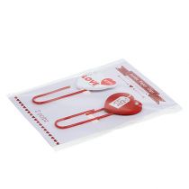 Product Wooden clips heart "Love" decorative heart Valentine's gift 2pcs