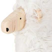 Product Wooden Sheep Easter Decoration Sheep White Natural 30x4.5x36.5cm