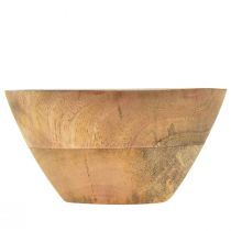 Product Wooden bowl mango wood motif lemon olives Ø13.5cm H7cm