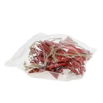 Product Wooden hanging stars 16.5cm/20cm Red 6 pcs