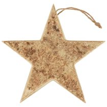 Product Wooden stars decorative decorative hanger rustic decorative wood Ø20cm