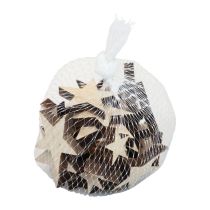 Product Wooden Stars Decoration Scatter Decoration Christmas Natural 3/5/7cm 29 pcs