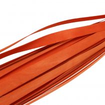 Wood strips for weaving Orange 95cm - 100cm 50pcs