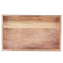 Product Wooden tray decorative tray mango wood natural 43x26x5cm