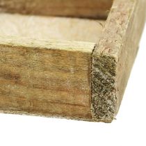 Product Wooden tray 14cm x14cm x 3cm washed