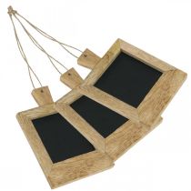 Product Mini deco board to hang up nature 9 × 13cm 3pcs