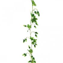 Hop garland, garden decoration, artificial plant, summer 185cm green