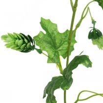 Hop garland, garden decoration, artificial plant, summer 185cm green