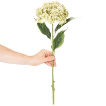 Product Artificial Hydrangea Flower with Long Stem and Green Leaves 60cm