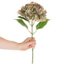 Product Artificial hydrangea decorative flower with stem, 46cm