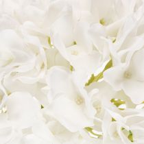 Product Artificial Hydrangea with Long Stem for Decoration, White, 48cm