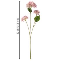 Product Stylish artificial hydrangea flower as a lasting eye-catcher, 80cm, 2 pieces
