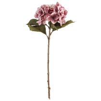 Product Hydrangea artificial realistic silk flowers pink 52cm