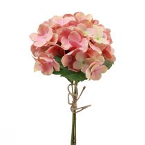 Product Hydrangeas artificial panicle hydrangea pink salmon 35cm 3pcs