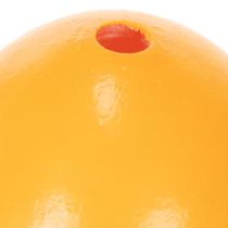 Product Easter Decoration Craft Set: 10 Real Hollowed Hen Eggs in Orange-Apricot, 5cm