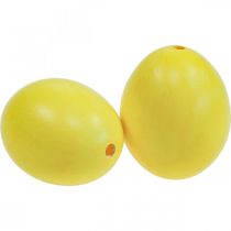 Product Easter Eggs Yellow Blown Out Eggs Chicken Egg 5.5cm 10 Pcs