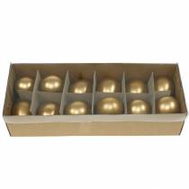 Product Chicken Eggs Golden Blown Out Eggs Easter Decoration 10 Pcs