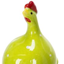 Product Decorative chicken stakes for spring flower arrangements and table decorations, 7.5cm, 4 pieces