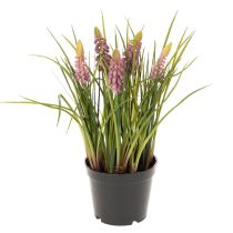 Product Artificial hyacinth plant in a pot, perfect decoration for home and office, 26cm