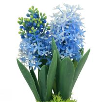 Product Hyacinth artificial in pot yellow pink blue H23cm 3pcs