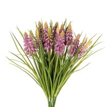 Product Artificial grape hyacinth flower as spring decoration for the living area, 30cm, 15 pieces
