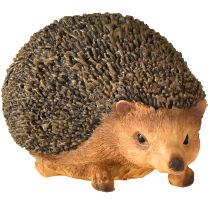 Product Hedgehog Animal figurine Hand-painted Brown 14×9.5×9cm