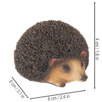 Product Hedgehog Decorative Figurine for Autumn, 8cm, Polyresin, Brown