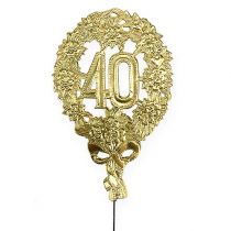 Anniversary number 40 Ø8cm 10pcs