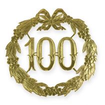 Product Anniversary number 100 in gold