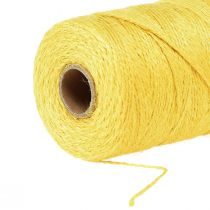 Product Jute ribbon jute cord ribbon jute decorative ribbon yellow Ø2mm 200m