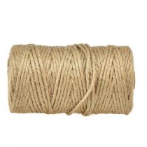 Product Jute ribbon jute cord ribbon jute decorative ribbon natural Ø4mm 100m