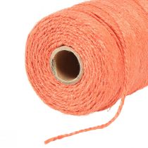 Product Jute ribbon jute cord jute ribbon orange Ø2mm 200m