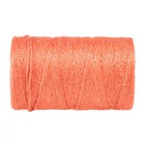 Product Jute ribbon jute cord jute ribbon orange Ø2mm 200m