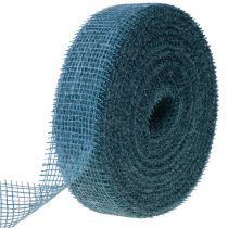 Product Jute ribbon net ribbon deco ribbon jute green sage 5cm 40m