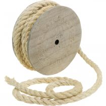 Product Jute cord cream decoration cord made of jute natural fiber 8mm 7m