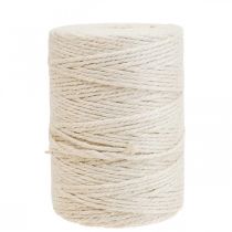 Product Jute cord Jute cord Jute white decorative cord Ø3mm L150m