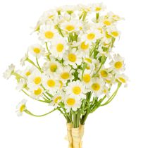 Product Artificial chamomile as a bouquet of flowers for natural and easy-care decoration, 28cm, 3 pieces