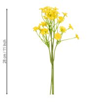 Product Artificial chamomile as a flower bouquet for fresh and easy-care decoration, 28cm, 3 pieces