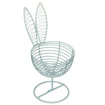 Product Wire rabbit as an open decorative object for modern spring and Easter ideas, 16cm, 3 pieces