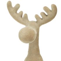 Product Sitting Moose Shelf Sitter Christmas Light Brown 31cm 3pcs
